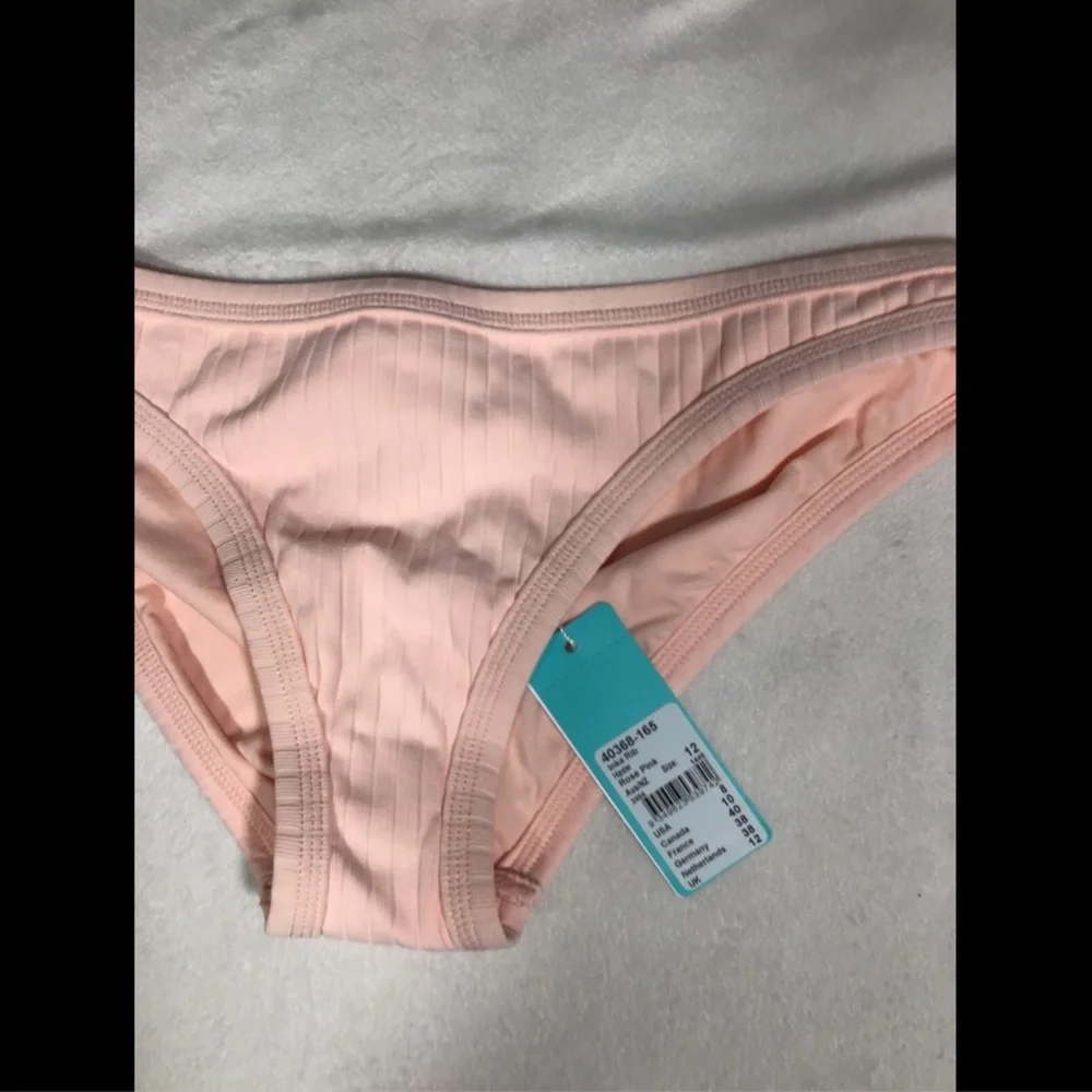 NEW‎ Seafolly Inka Ribbed Hipster Bikini Bottom 8